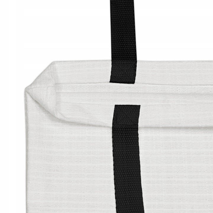 Torba bawełniana 380x420mm Biała garsonka Uchwyt czarny kaletniczy: 70cm