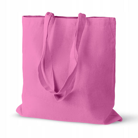 Torba bawełniana 380x420mm Ciemnoróżowa Uchwyt: 70cm