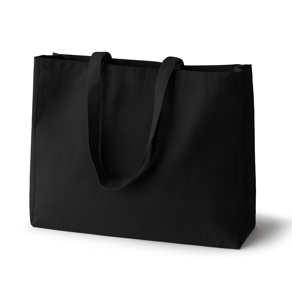 Torba bawełniana 450x80x80x350mm Czarna Uchwyt: 70cm