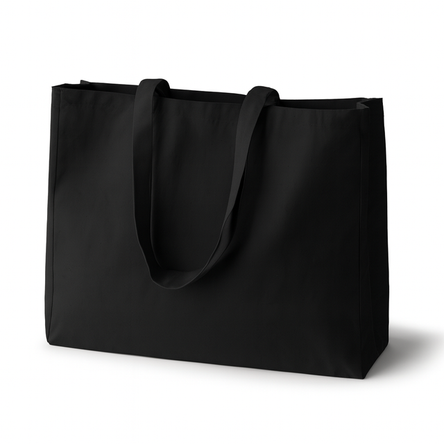 Torba bawełniana 450x80x80x350mm Czarna Uchwyt: 70cm