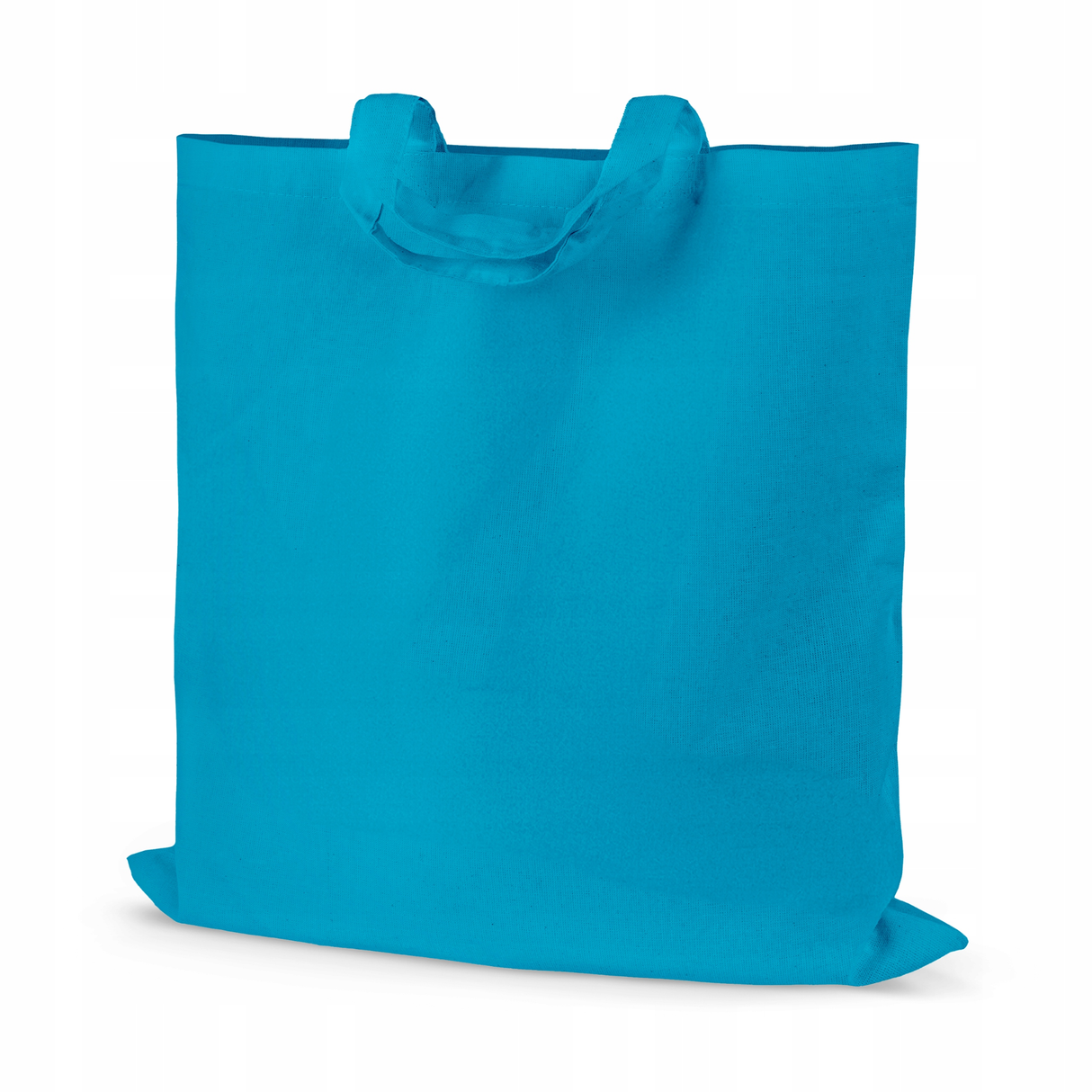 Torba bawełniana 380x420mm Jasnoniebieska Uchwyt: 35cm