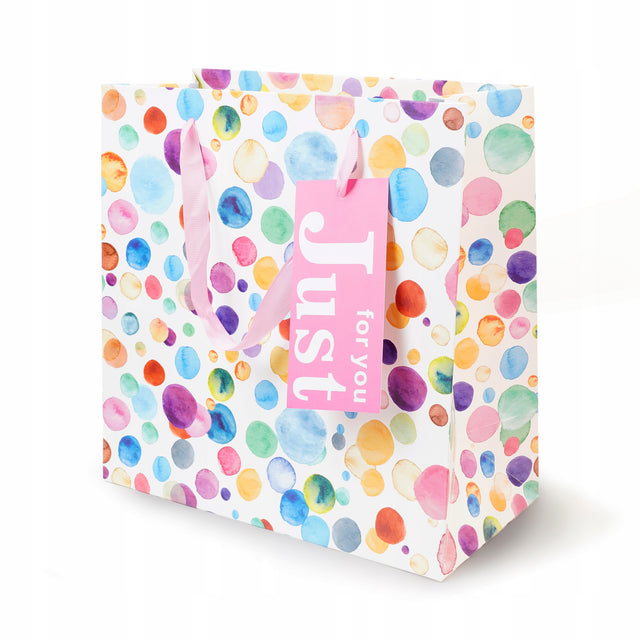 Torba laminowana z kropkami