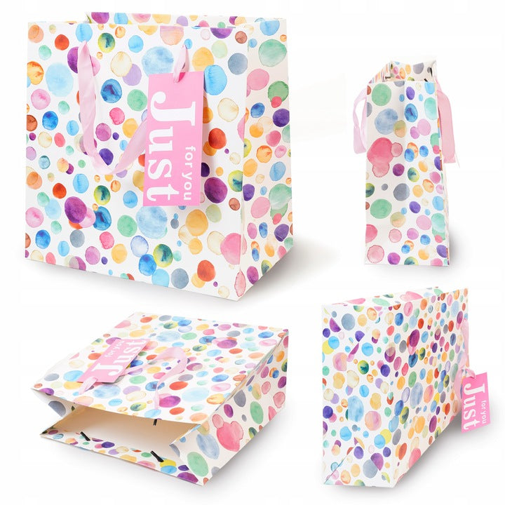 Torba laminowana z kropkami