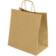 Torba papierowa z uchwytem skręcanym320x160x410mm Brązowa