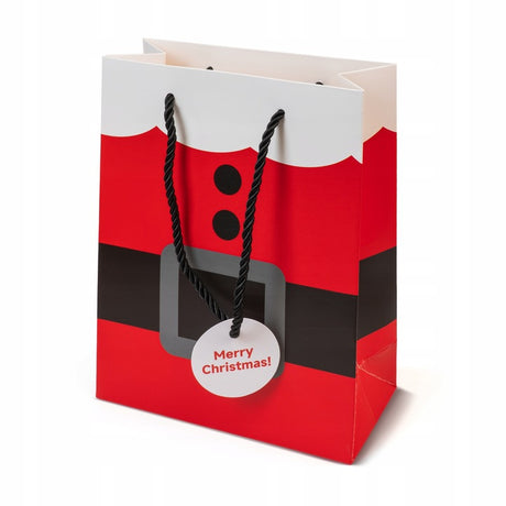 Torba papierowa strój Mikołaja 3szt.