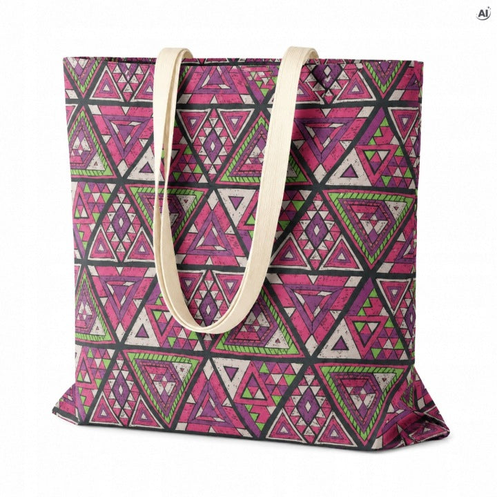 Torba poliestrowa 350x420 mm Trójkąty