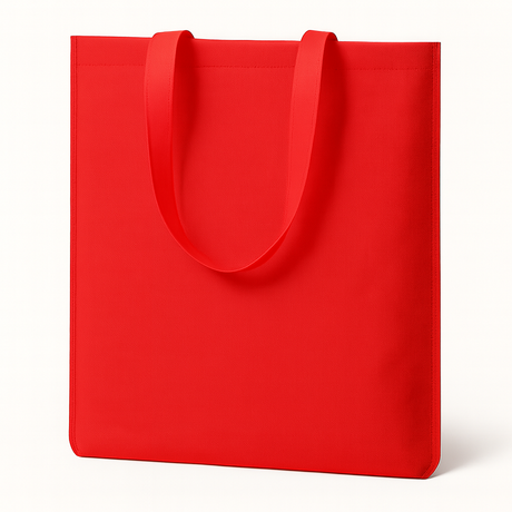 Torba polipropylenowa Czerwona 360x420mm Uchwyt: 38cm