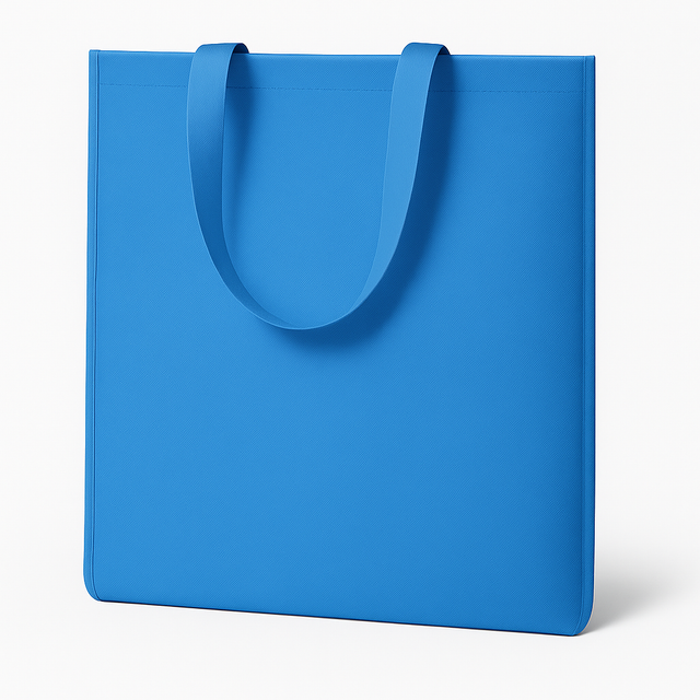 Torba polipropylenowa Niebieska 360x420mm Uchwyt: 38cm