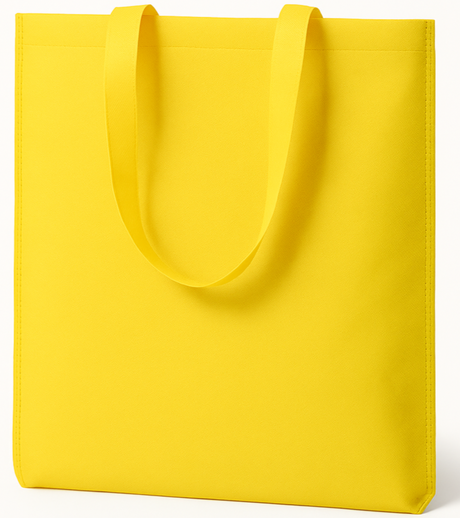 Torba polipropylenowa Żółta 360x420mm Uchwyt: 38cm