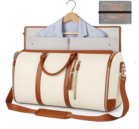 Skórzana torba podróżna 2w1