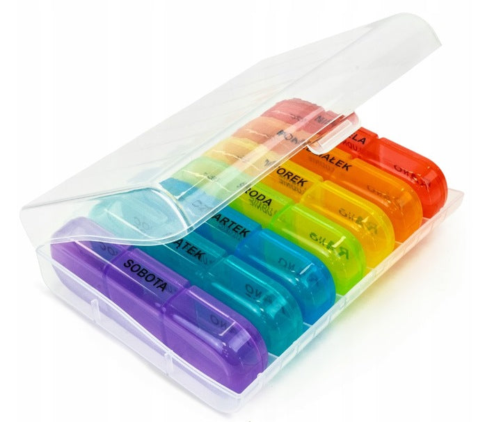 Tygodniowy organizer na lekarstwa 7dni