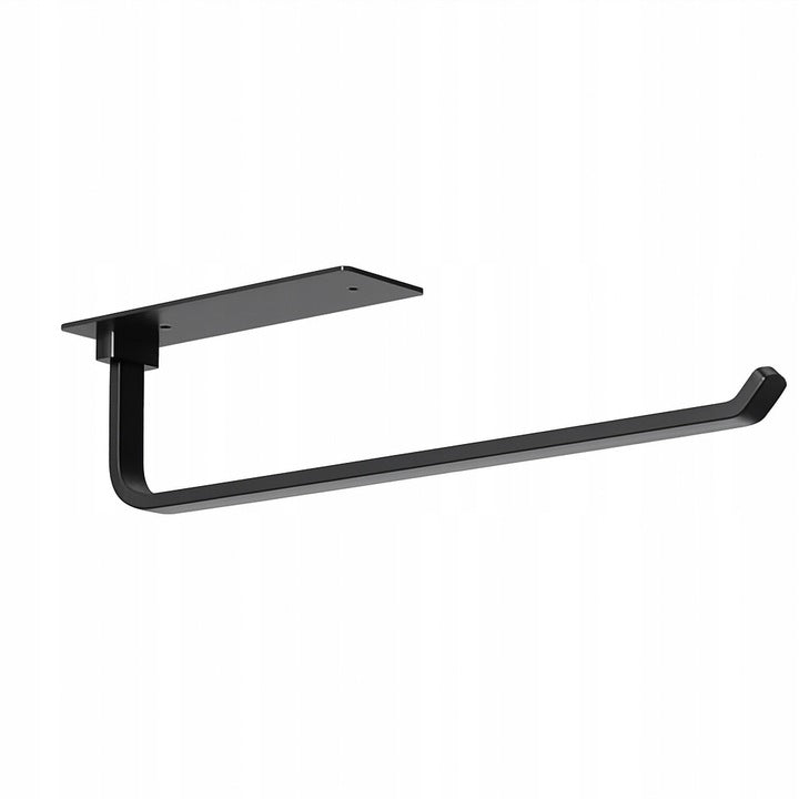 Czarny uchwyt kuchenny na ręcznik papierowy