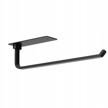 Czarny uchwyt kuchenny na ręcznik papierowy