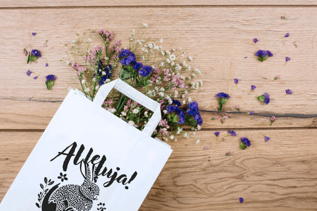 Torba papierowa 320x160x390mm BIAŁA ALLELUJA 50szt.