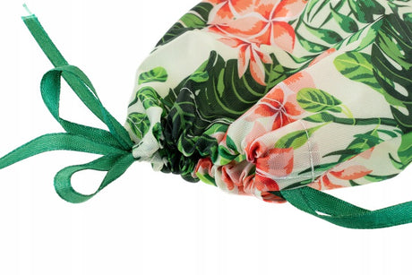 Woreczek poliestrowy 15x20 cm Zielone liście