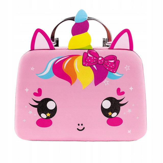 Walizka z kosmetykami do makijażu dla dzieci Jednorożec