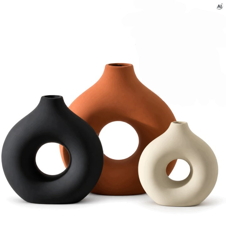 Wazon ceramiczny dekoracyjny  3szt.