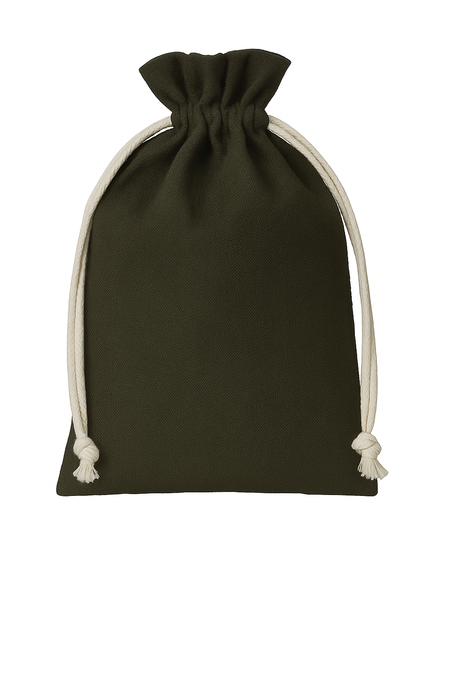 Woreczek bawełniany 150x200mm Cemnozielony