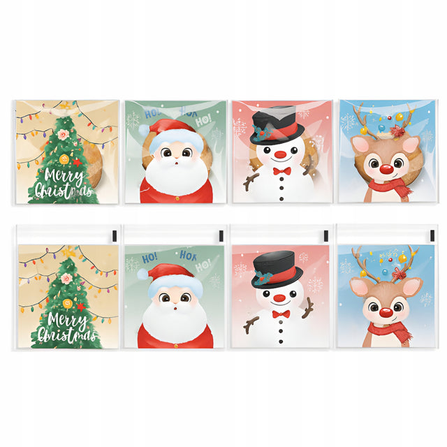 Woreczki celofanowe z zamknięciem Renifer