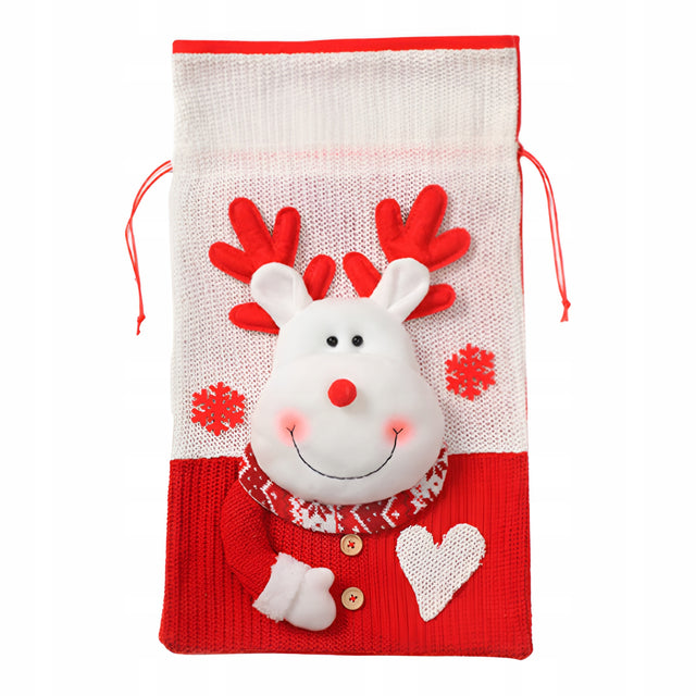 Worek świąteczny z reniferem