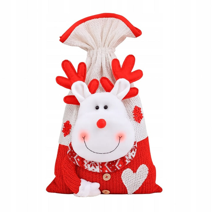 Worek świąteczny z reniferem