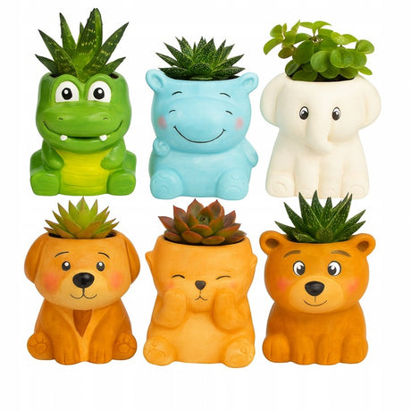 Zestaw do malowania doniczek ceramicznych 6 szt.