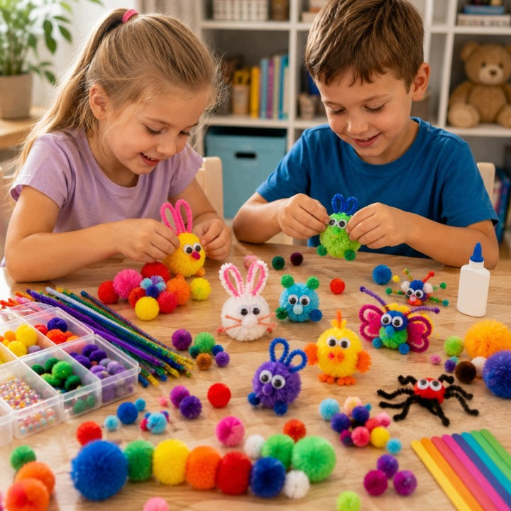 Zestaw do prac plastycznych dla dzieci DIY