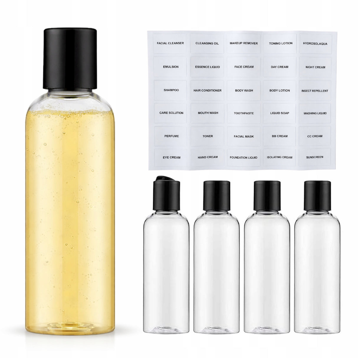 Zestaw podróżnych butelek 100ml