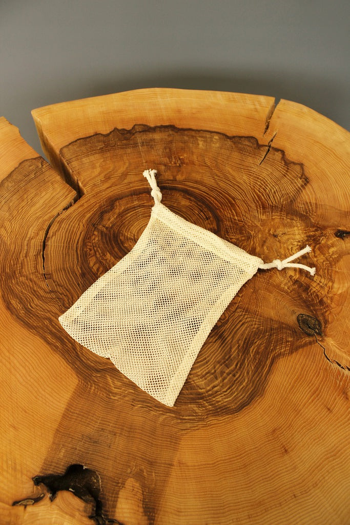 Worek z siatki bawełnianej ECRU 10x15cm IMPORT