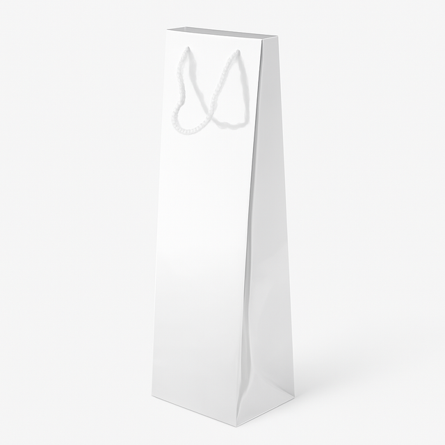 Torba laminowana z uchwytem sznurkowym 110x90x400mm Biała