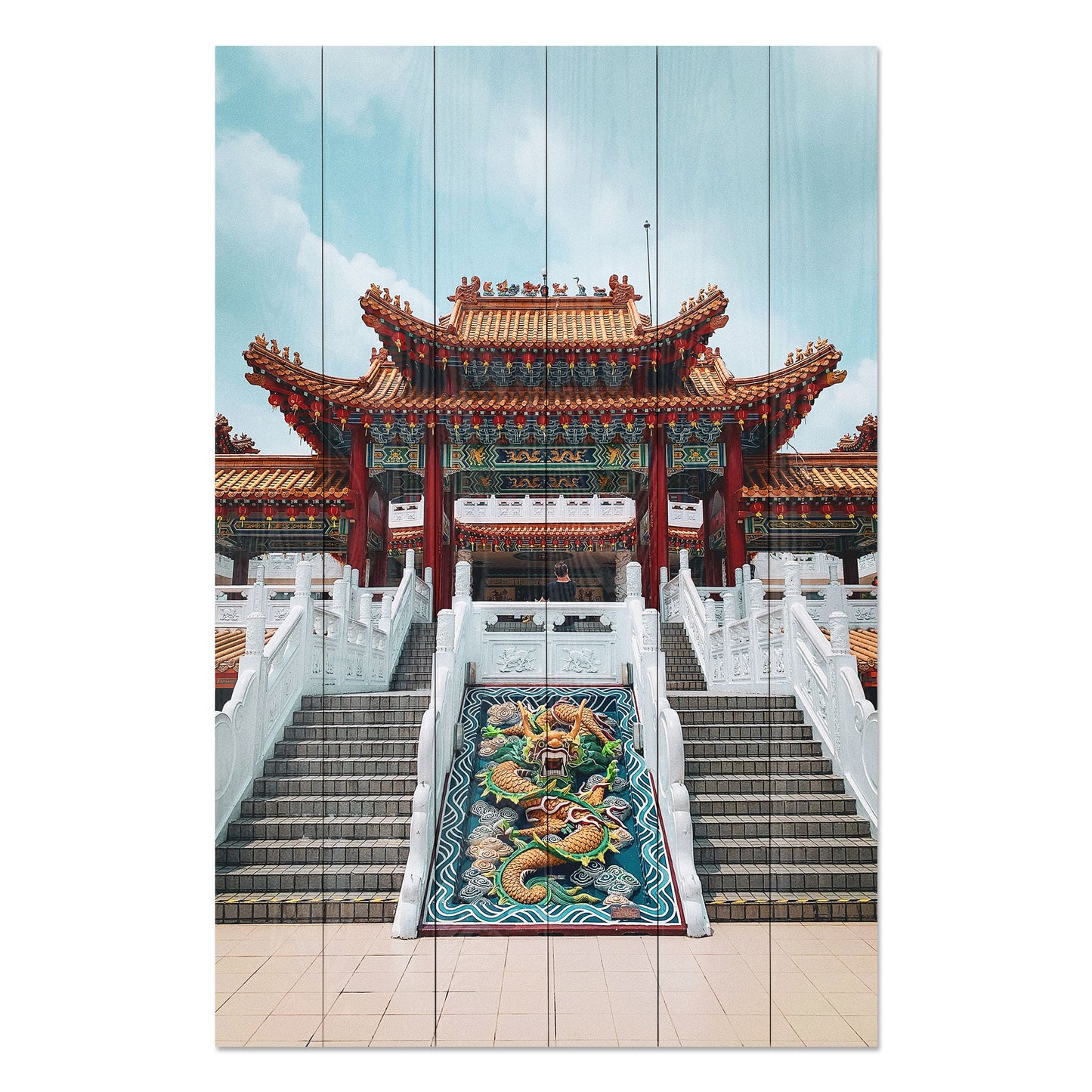 Obraz na drewnie Chiński budynek - Chinese Building
