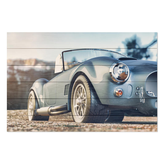 Obraz na drewnie Retro samochód Classic Car