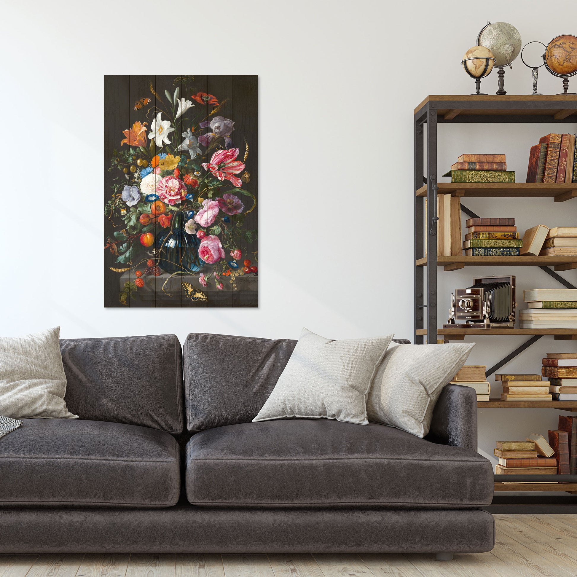 Obraz na drewnie Bukiet kwiatów - Colorful Bouquet