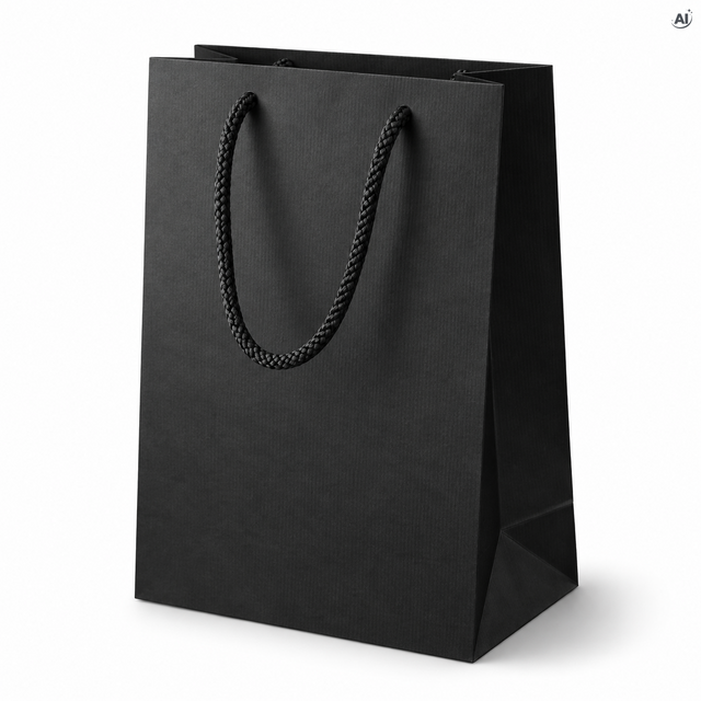 Torba Papierowa ECO Prestige 240x90x320mm - Czarna