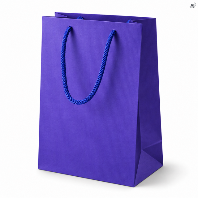 Torba Papierowa ECO Prestige 240x90x320mm - Granatowa