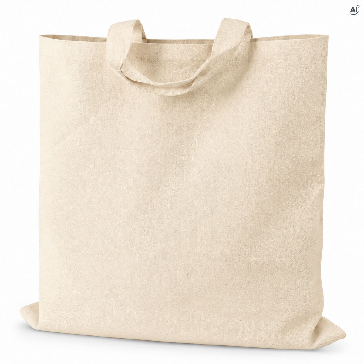 Torba Bawełniana 380x80x420mm Uchwyt: 35cm - Ecru