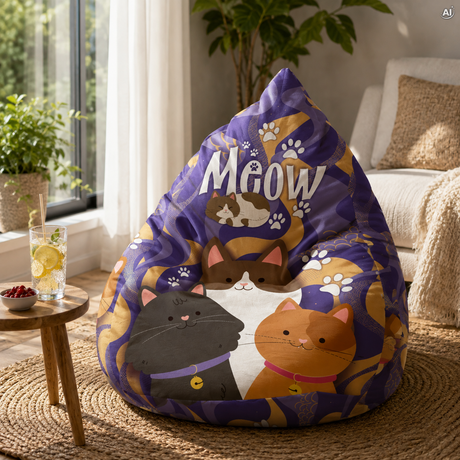 Pufa sako worek XXL - MEOW
