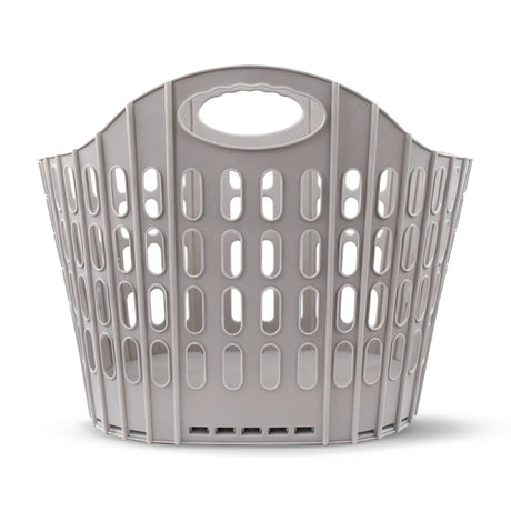 Kosz na pranie plastikowy z uchwytami składany