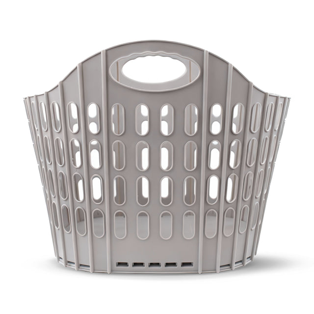 Kosz na pranie plastikowy z uchwytami składany