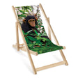 Leżak drewniany dziecięcy Małpa