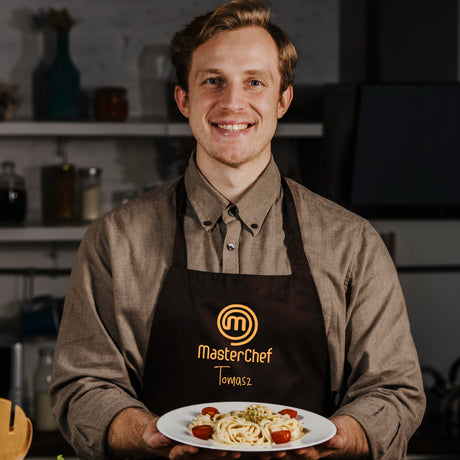 Fartuch kuchenny bawełniany MASTERCHEF +IMIĘ