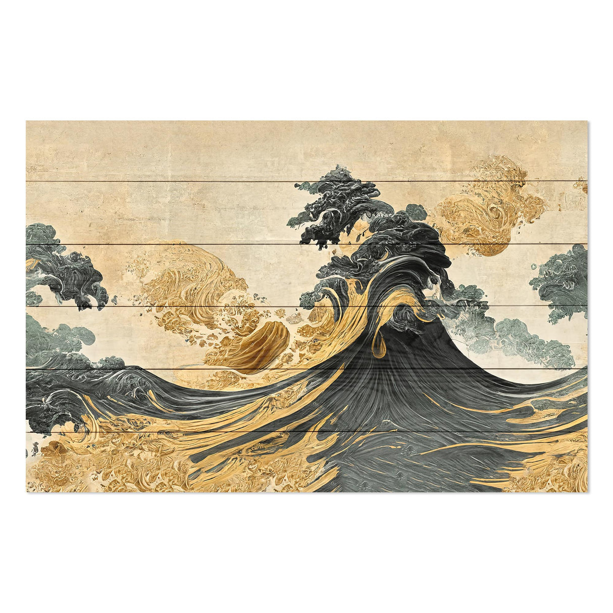 Obraz na drewnie Wzburzone morze Rough Waves