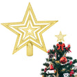 Gwiazda na choinkę złota Bożonarodzeniowa